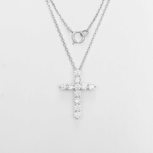Labgrown Diamond Cross Necklace - Jessi